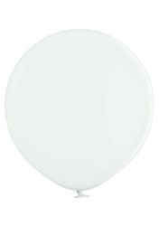 White balloon size B150 - 17" Large balloon suitable for organic arches 43 см.