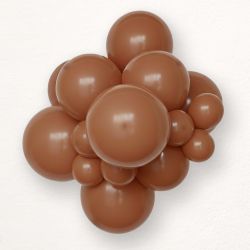 Mocha balloon size B85 - 28cm - 10.5"