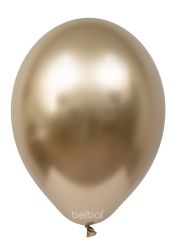 Chrome latex gold balloon