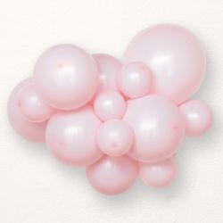 Soft pink latex party balloons size 13 cm - pack of 100 pcs. 454