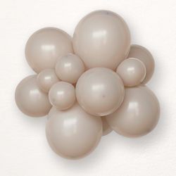 Warm gray balloon size D5 - 13 cm - 5"