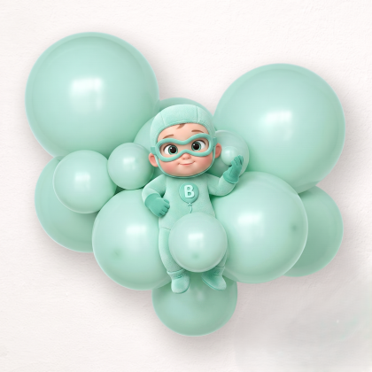 Mint balloon size B95 - 30 cm - 11"