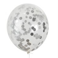 Confetti for filling balloons silver color