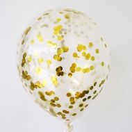 Gold confetti for filling balloons - suitable for all sizes of balloons
