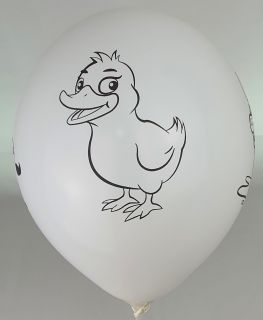 Farm themed balloons - pack of 5.