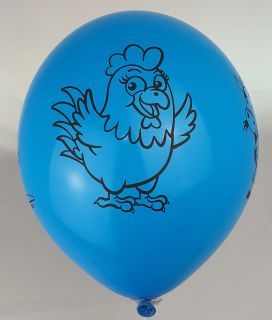 Farm themed balloons - pack of 5.