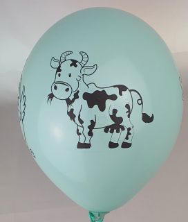 Farm themed balloons - pack of 5.