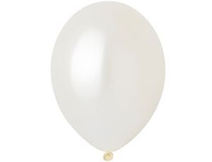 Pearl latex party balloons standard size metallic type - pack of 100 pcs.