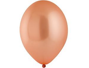 Rose gold  latex party balloons standard size metallic type - pack of 100 pcs.