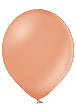 Rose gold  latex party balloons standard size metallic type - pack of 100 pcs.