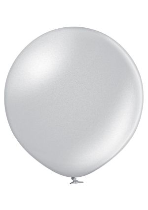 Chrome silver balloon size B150 - 17" Large balloon suitable for organic arches 43 см. - pack of 20 pc.