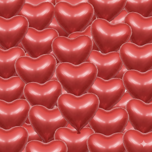 Balloon hearts for St. Valentine Promo! 100 + 100  pcs 28 BGN!