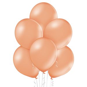 Rose gold  latex party balloons standard size metallic type - pack of 100 pcs.