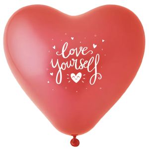 Find the perfect gift - Heart balloons with a personalized message for you or a loved one