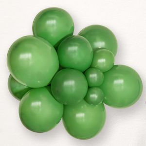 Leaf green latex party balloons standard size - pack of 100 pcs.