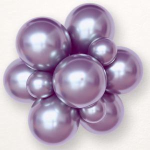 Chrome Latex balloon Purple - pack of 100 pcs. 602