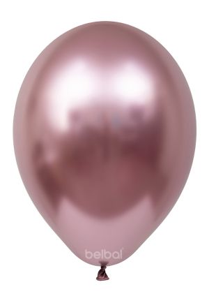 Pink chrome balloon size D5 - 13 cm - 5"