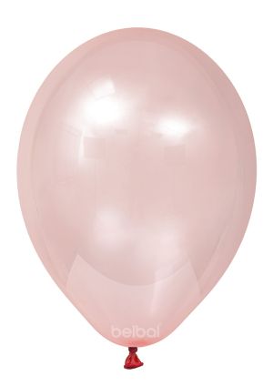 Crystal clear balloon with red color - package of 100 pcs. 041