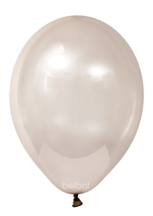 Crystal clear balloon with gray color - package of 100 pcs. 040