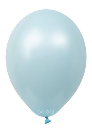Ice blue latex party balloons size 13 cm - pack of 100 pcs. 449