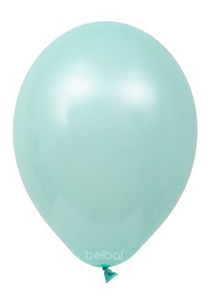 Soft green latex party balloons size 13 cm - pack of 100 pcs. 446