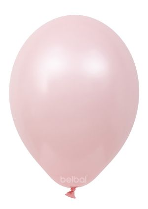 Бебешко розов балон размер B75 - 23 см  - 9" 004 опаковакт от 100 бр.