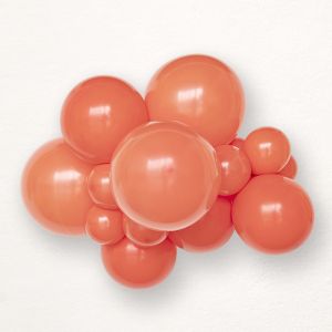 Coral latex party balloons size 23 cm - pack of 100 pcs. 455