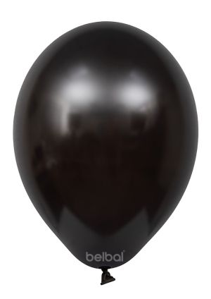 Black latex party balloons size 23 cm - pack of 100 pcs. 025