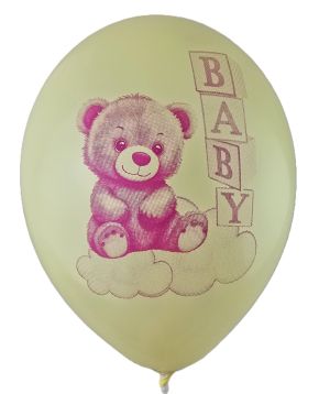 Baby girl teddy bear - pack of 100 pcs.