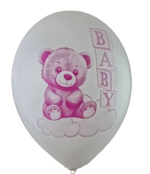 Baby girl teddy bear - pack of 100 pcs.