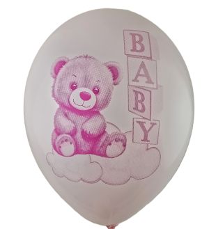 Baby girl teddy bear - pack of 100 pcs.