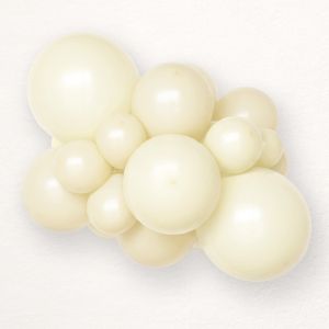 Vanillia latex party balloons small size 13cm - pack of 100 pcs.