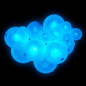 New color! Neon blue balloon size 32 cm. 503