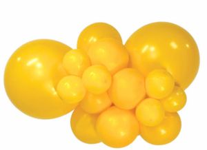 Organic Arch Kit "Honey Yellow" - 300 Balloons for Only 12 Euros (Basic)
