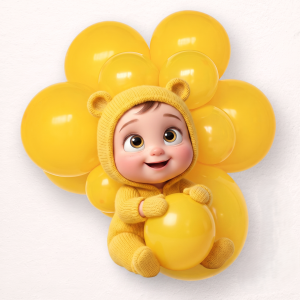 Deep yellow size B95 - 30 cm - 11"