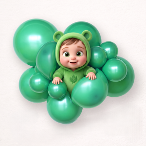 Deep green size B95 - 30 cm - 11"