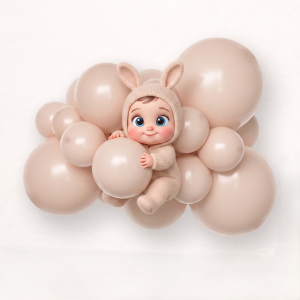 Alabaster balloon size B85 - 28cm - 10.5"